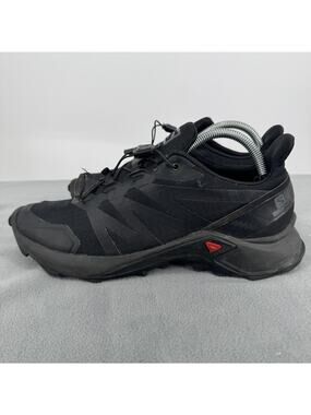 Salomon Supercross Shoes Mens Size 8.5 Black Trail Running Sneakers 409300